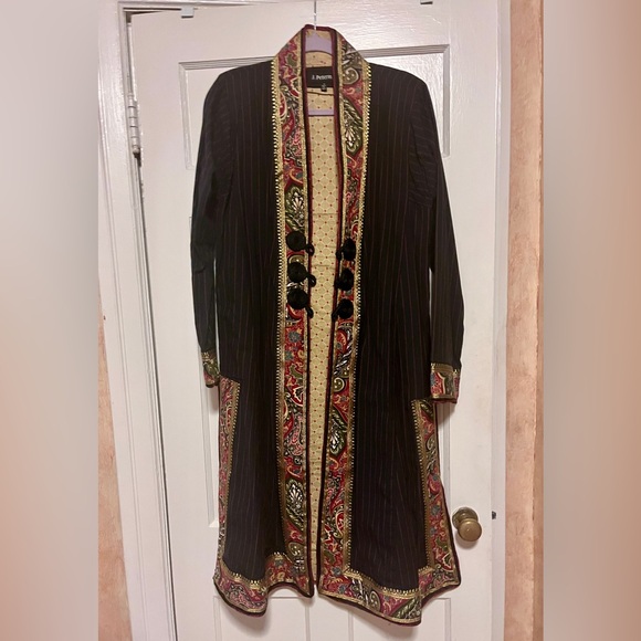 J Peterman Tamerlane Indian Coat. Size 14. EUC - Picture 3 of 8